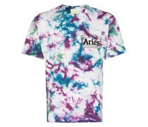 Temple T-Shirt mit Batikmuster