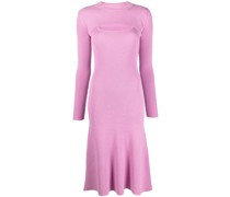 Midikleid aus geripptem Strick