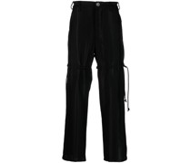 knitted wide-leg trousers