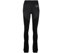 High-Waist-Leggings mit Logo-Print