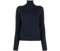 Kaschmirpullover mit Stehkragen