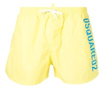 Badeshorts mit Logo-Print