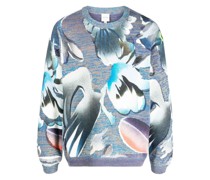 Pullover mit abstraktem Print