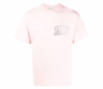 T-Shirt mit Logo-Verzierung
