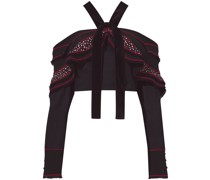 Texturiertes Cropped-Top
