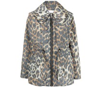 Jacke mit Leoparden-Print