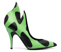Gepunktete Pumps 100mm