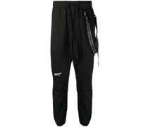 Musium Div. Tapered-Hose mit Logo-Print