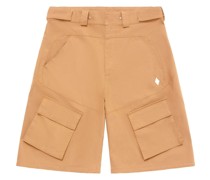 Cargo-Shorts mit Kreuzstickerei