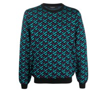 Pullover mit La Greca-Jacquardmuster