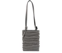 Schultertasche mit Strassverzierung