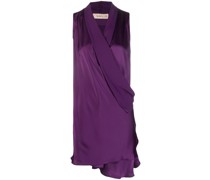 Ärmelloses Kleid mit Raffungen