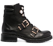 Stiefeletten im Biker-Look