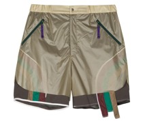 colour-block panelled shorts