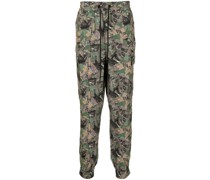 Jogginghose mit Camouflage-Print