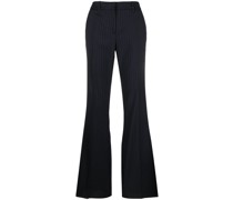 flared tailored-cut trousers