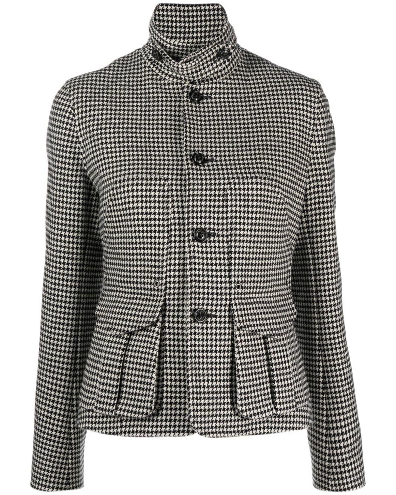 Ralph Lauren Damen Cartwright Jacke mit Hahnentrittmuster