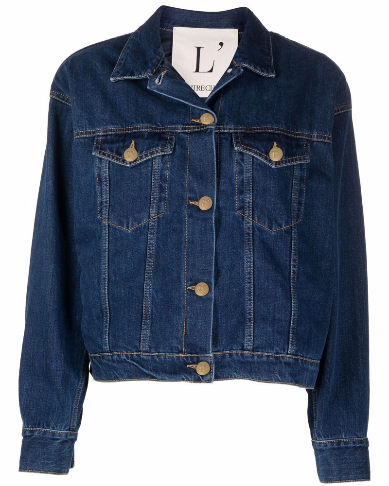 L'Autre Chose Damen Klassische Jeansjacke