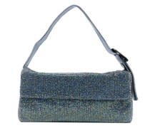 Schultertasche mit Kristallen
