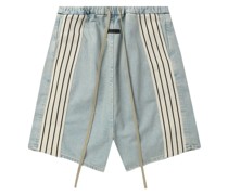 Jeans-Shorts mit Streifendetail