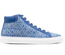 High-Top-Sneakers mit Logo