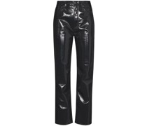 High-Waist-Hose mit geradem Bein