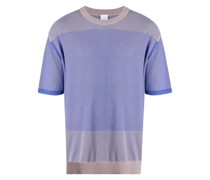 T-Shirt mit gestrickten Einsätzen