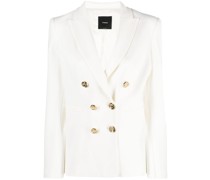 Doppelreihiger Blazer mit steigendem Revers