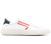 Cola leather low-top sneakers