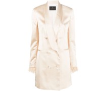 Midikleid mit Federn