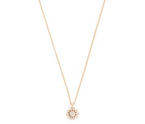 18kt Gelbgoldhalskette mit Diamanten