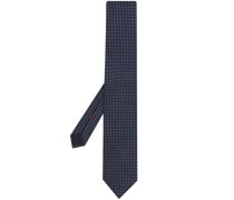 Krawatte mit aufgestickten Polka Dots