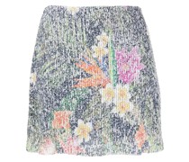 Rock mit Blumen-Print