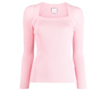 Pullover mit eckigem Ausschnitt