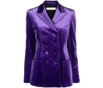 Doppelreihiger Blazer aus Satin