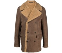 Cabanjacke mit Shearling-Besatz