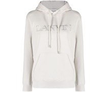 Hoodie mit Logo-Stickerei