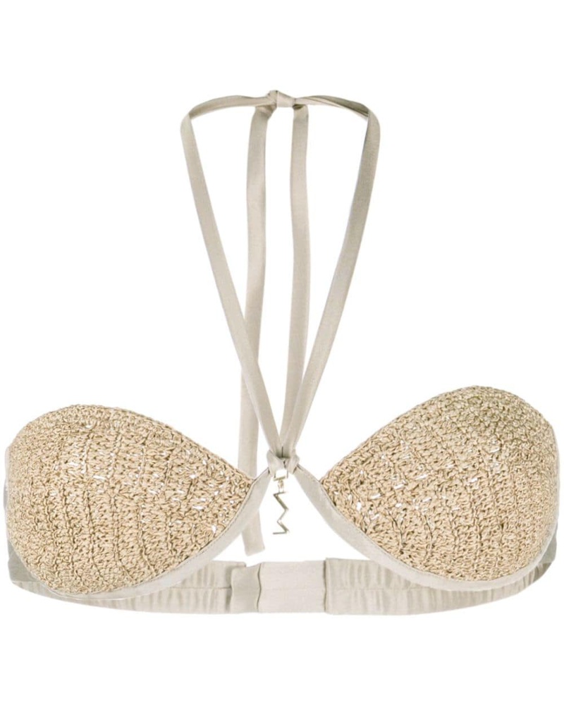 THE MANNEI Damen Lima Cropped-Top mit Neckholder