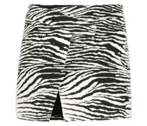 Clow Minirock mit Zebra-Print
