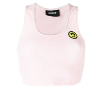 Tanktop aus Frottee mit Logo-Patch