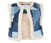 Weste aus Faux Shearling