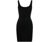 Kleid mit Logo-Stickerei