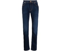 Dunkle Straight-Leg-Jeans