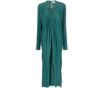 Drapiertes Midikleid