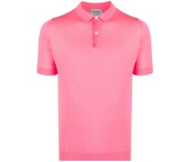 Fein gestricktes Poloshirt