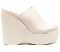 Pantoletten mit Wedge-Absatz
