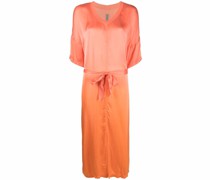 Midikleid mit Bindegürtel