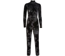 Catsuit mit Rosen-Print