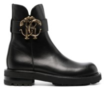 Stiefel mit Logo-Schild