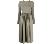 Midikleid mit Puffärmeln